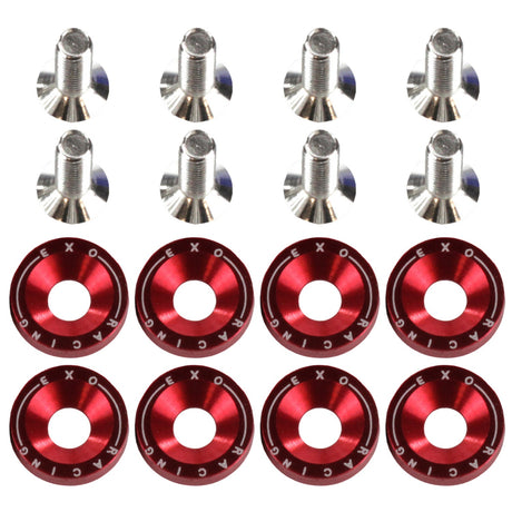 Exoracing Dress Up Bolt Kit Red M6x1.0 - torquegt