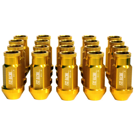 Exoracing Gold Wheel Nuts Forged Aluminium, Set of 20 - M12X1.25 - torquegt