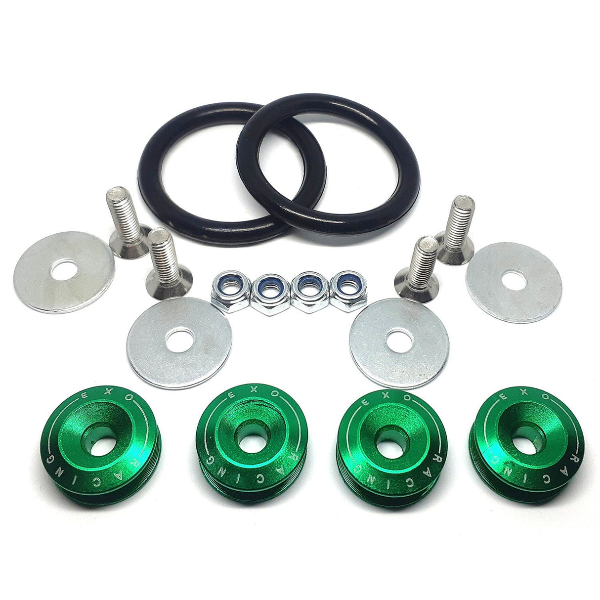 Exoracing Green Quick Release Bumper Kit - torquegt