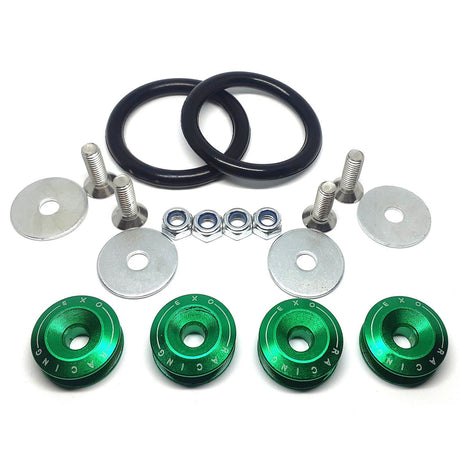 Exoracing Green Quick Release Bumper Kit - torquegt
