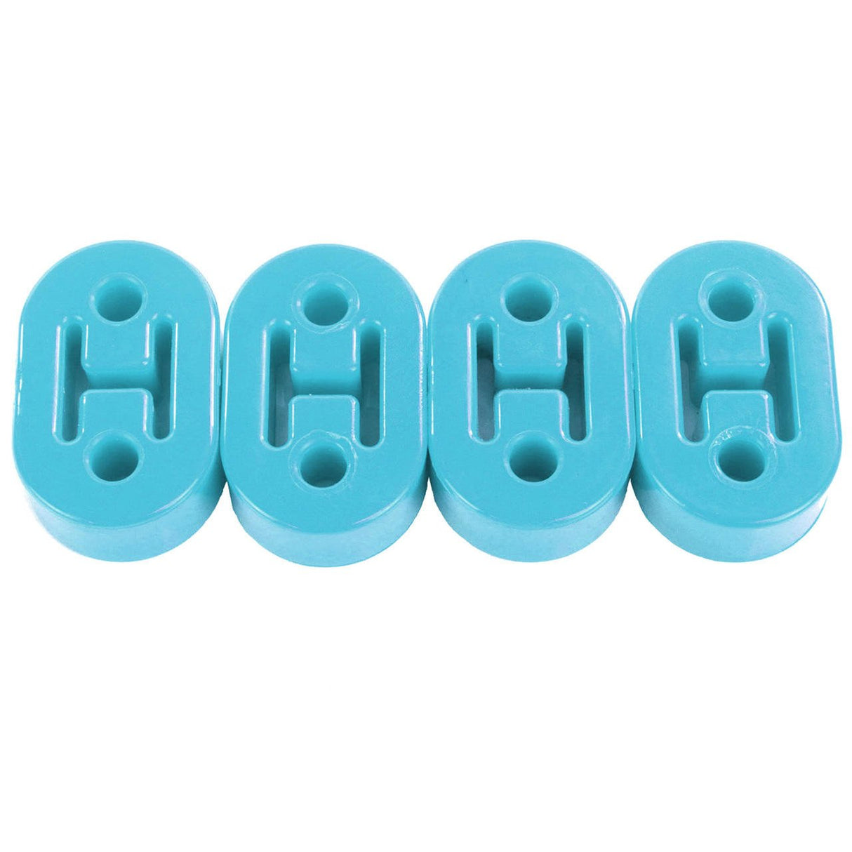 Exoracing Light Blue Polyurethane Exhaust Hanger Mounts, Pack of 4 - torquegt