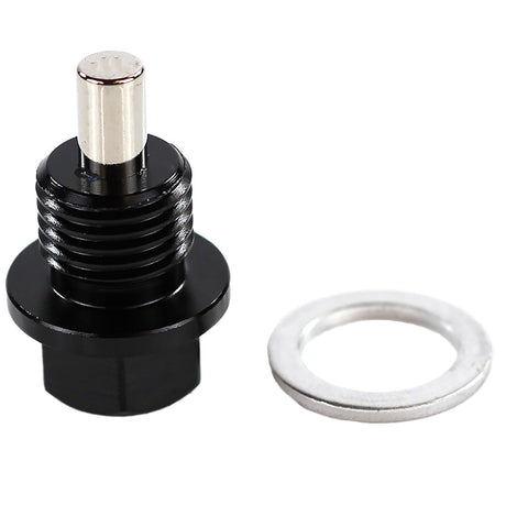 Exoracing Magnetic Sump Plug Black M14X1.5 For Honda Civic Integra - torquegt