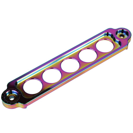 Exoracing Neochrome Billet Battery Tie Down For Honda Civic EP3 DC5 - torquegt