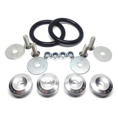 Exoracing Silver Quick Release Bumper Kit - torquegt
