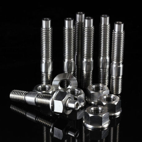 Exoracing Titanium Intake Manifold Stud Kit, Pack of 10 - Honda D - Series - torquegt