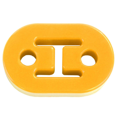 Exoracing Yellow Polyurethane Exhaust Hanger Mount, Single - torquegt