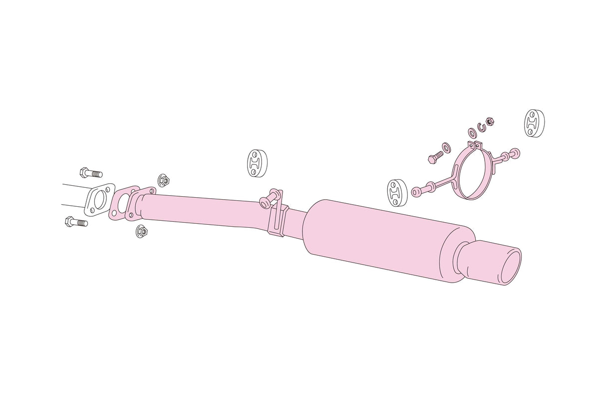 Fujitsubo Super R Exhaust - Subaru Impreza WRX (2003+) GDA/GGA