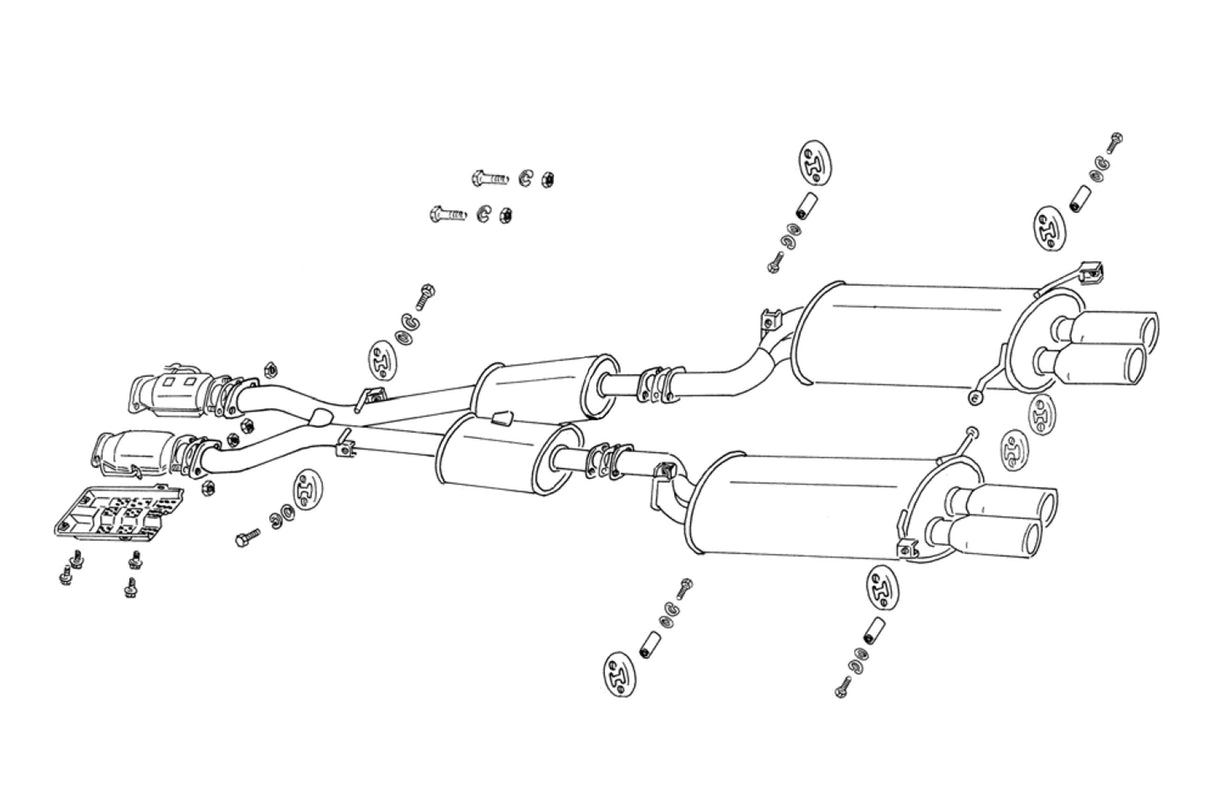 Fujitsubo Legalis R Exhaust - Mazda Eunos Cosmo JCESE