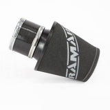 Ramair Ramair Foam Jet Stream Medium Cone Air Filter 100mm (3.9inch) OD Black with Silicone Coupler