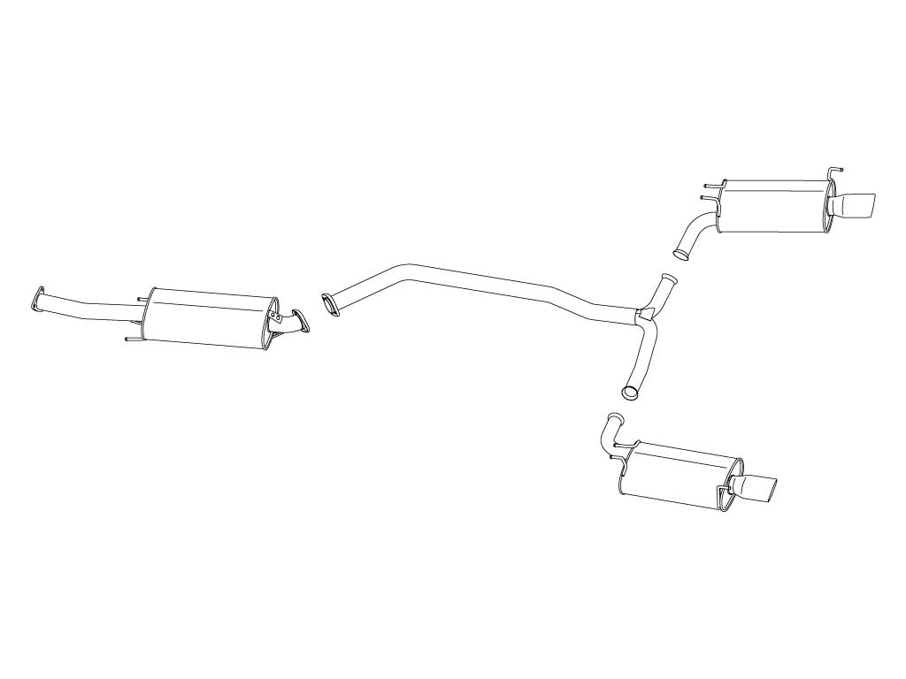Fujitsubo Wagolis Exhaust - Honda Odyssey Absolute 2WD RB3