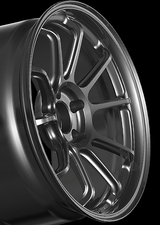 Advan RZ-DF2 Alloy Wheel - 19x9.5 ET29 5x114.3 Diamond Cut & Racing Titanium Black