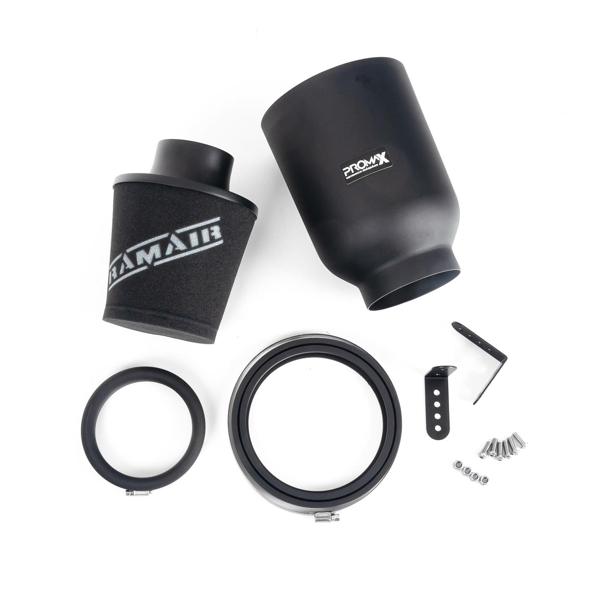 Ramair ProMax Large Universal Foam 90mm Alloy Neck Air Filter in Enclosed Airbox