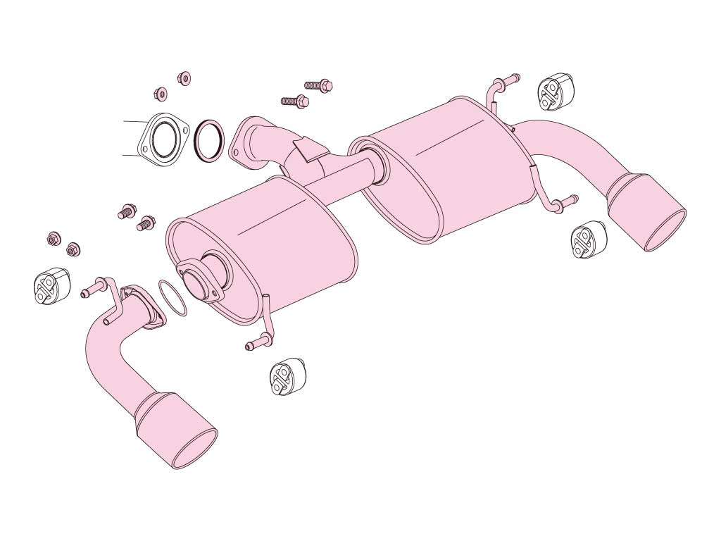 Fujitsubo A-S Exhaust - Mazda Cx-5 2.5 Petrol 4Wd KF5P