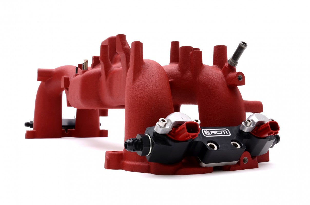 RCM Side Feed Parallel Billet Fuel Rail Pair V5 - V6