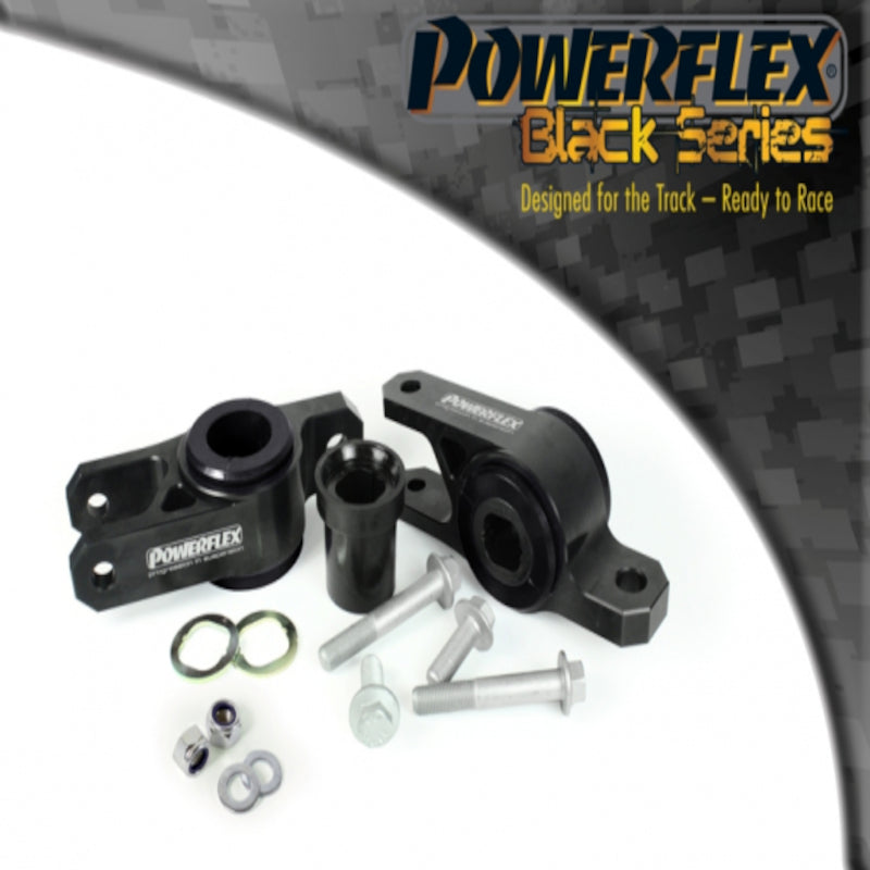 Buje trasero de horquilla delantera Powerflex con compensación de inclinación y antielevación, serie Black - Civic Type R FL5