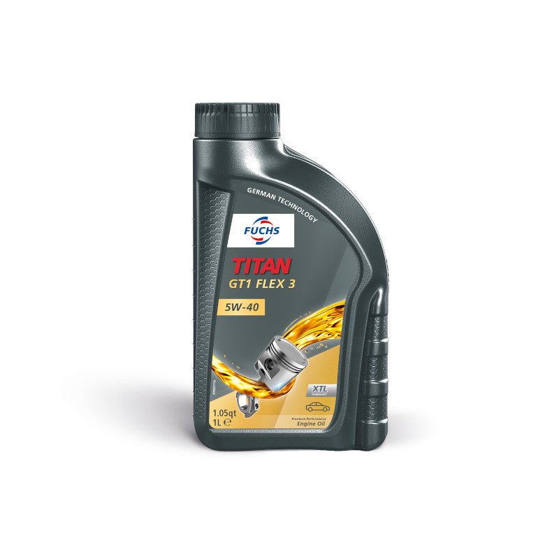 Fuchs Titan GT1 Flex 3 5W40 Fully Synthetic Oil - 1 Litre - torquegt