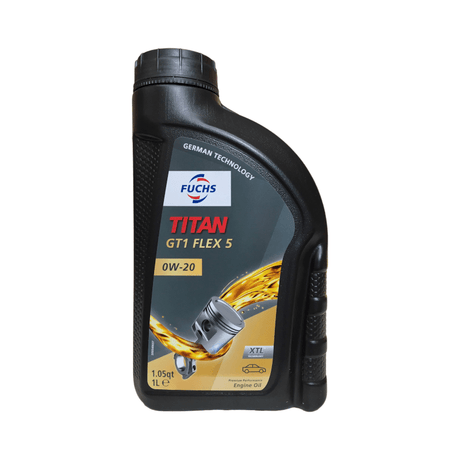 Fuchs Titan GT1 Flex 5 0W20 Fully Synthetic Oil - 1 Litre - torquegt