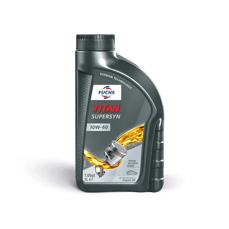 Fuchs Titan Supersyn Fully Synthetic Engine Oil 10W60 - 1 Litre - torquegt