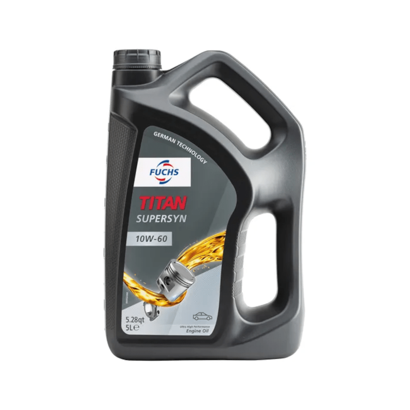 Fuchs Titan Supersyn Fully Synthetic Engine Oil 10W60 - 5 Litres - torquegt