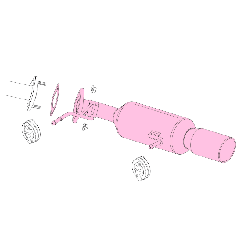 Fujitsubo A - RM Exhaust System, Right Exit - Swift Sport ZC31S - torquegt