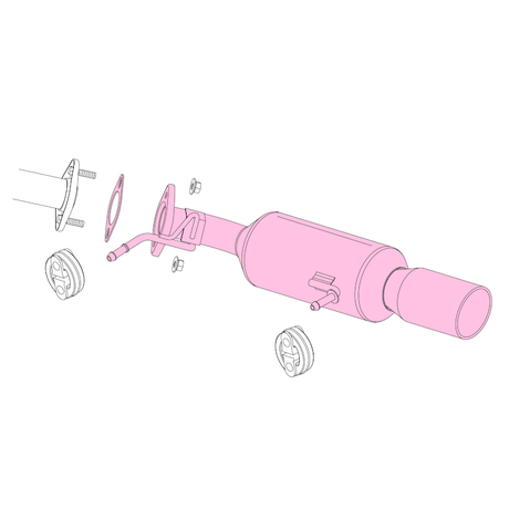 Fujitsubo A - RM Exhaust System, Right Exit - Swift Sport ZC31S - torquegt