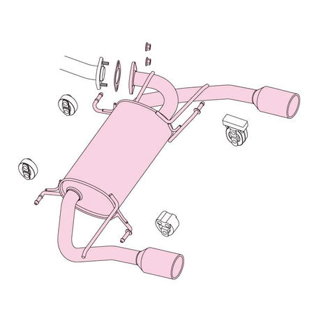 Fujitsubo A - S Dual Tip Exhaust System - Swift Sport ZC32S - torquegt