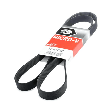 Gates Micro - V Auxiliary Drive Belt - 7PK1633 - torquegt