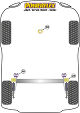 Powerflex Rear Beam Mounting Bush - Honda Jazz / Fit GE8 / GK5