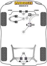 Powerflex Front Lower Wishbone Front Bush - Nissan GT-R R35