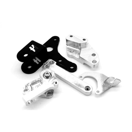 Hasport Performance Transmission Conversion Brackets and Lever Assembly - Civic / CRX 88 - 91 - Conversion Brackets - torquegt