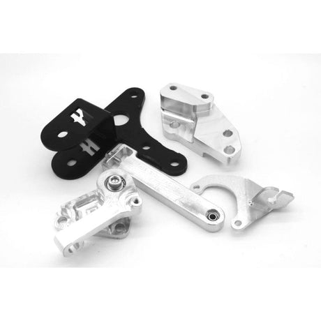 Hasport Performance Transmission Conversion Brackets and Lever Assembly - Civic / CRX 88 - 91 - Conversion Brackets + Lever Assembly - torquegt