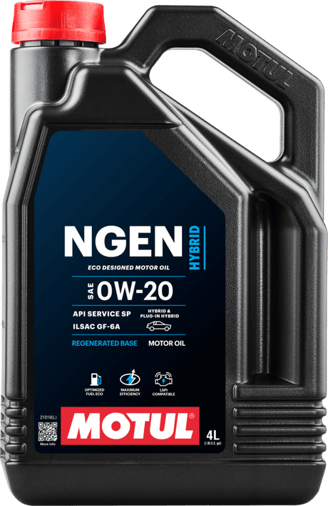 Motul Ngen Hybrid Engine Oil - 0W20 4L