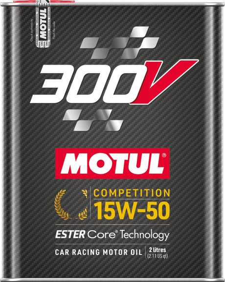 Motul 300V Competition Engine Oil - 15W50 2L (Metal Tin)
