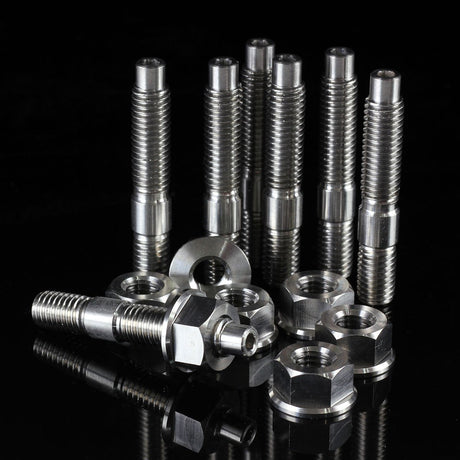 T7Design Honda Titanium M8-1.25 Inlet/Intake Manifold Nut & Stud Kit (Various Engines)