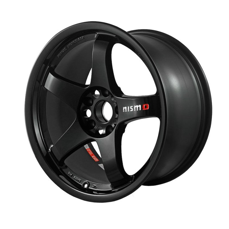 Llanta de aleación Nismo LMGT4 en negro brillante: 19 x 9,5 ET22 5 x 114,3 en negro mate