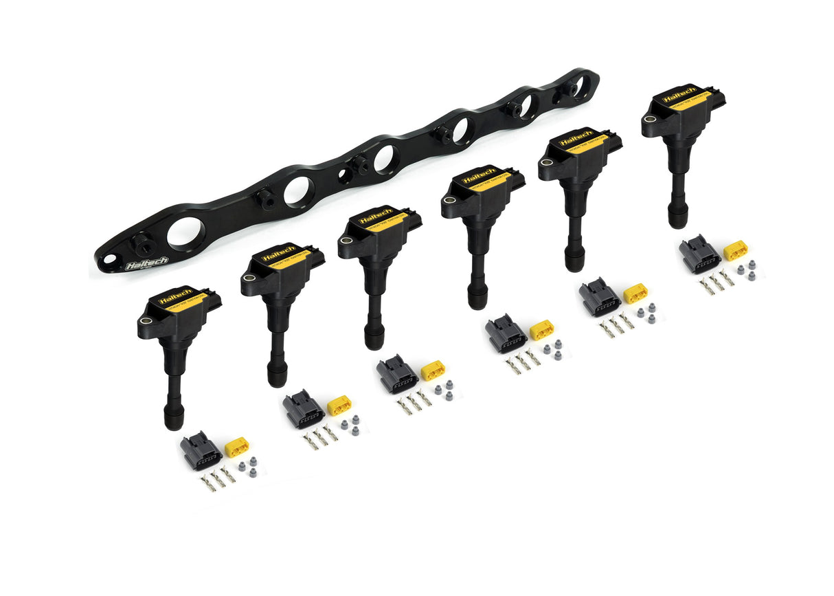 Haltech R35 Coil Bracket for Nissan RB20/25/26 (Bracket, Coils & Connectors)