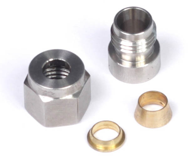 Haltech 1/4" Stainless Steel Weld-on Kit - Nut and Ferrule Included