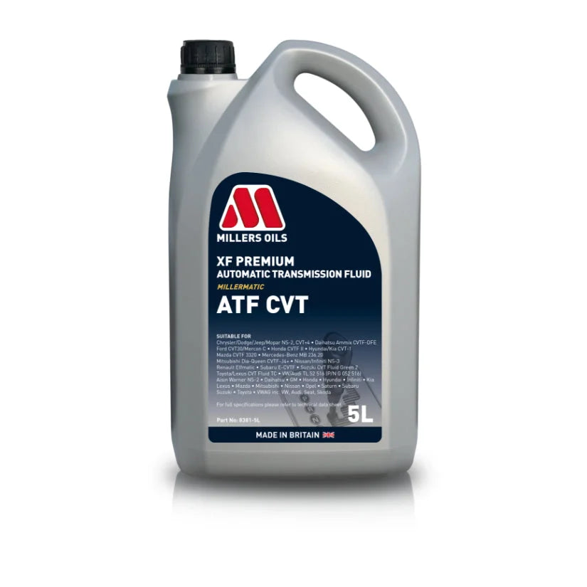 Millers XF Premium ATF CVT Transmission Fluid - 5L