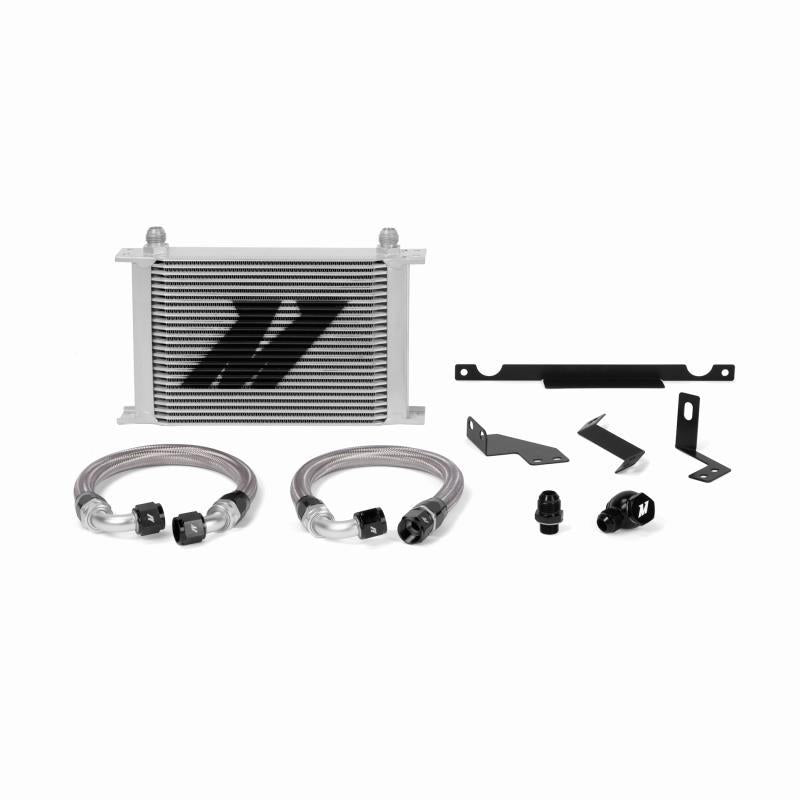 Mishimoto Oil Cooler Kit - 370Z Z34-Shadow Silver-Thermostatic