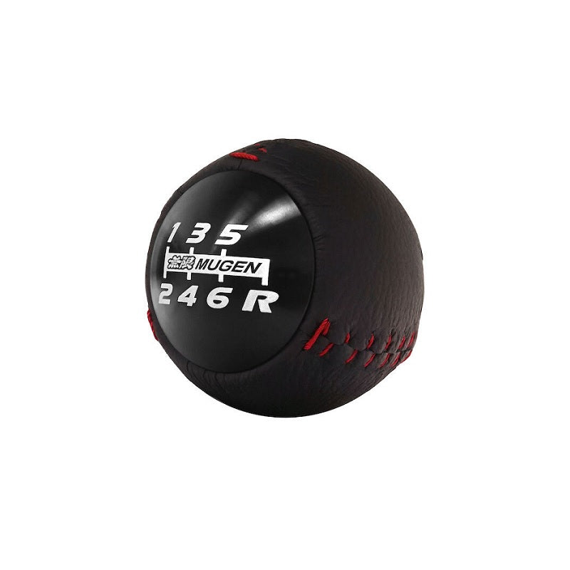 Mugen Leather Shift Knob - Red