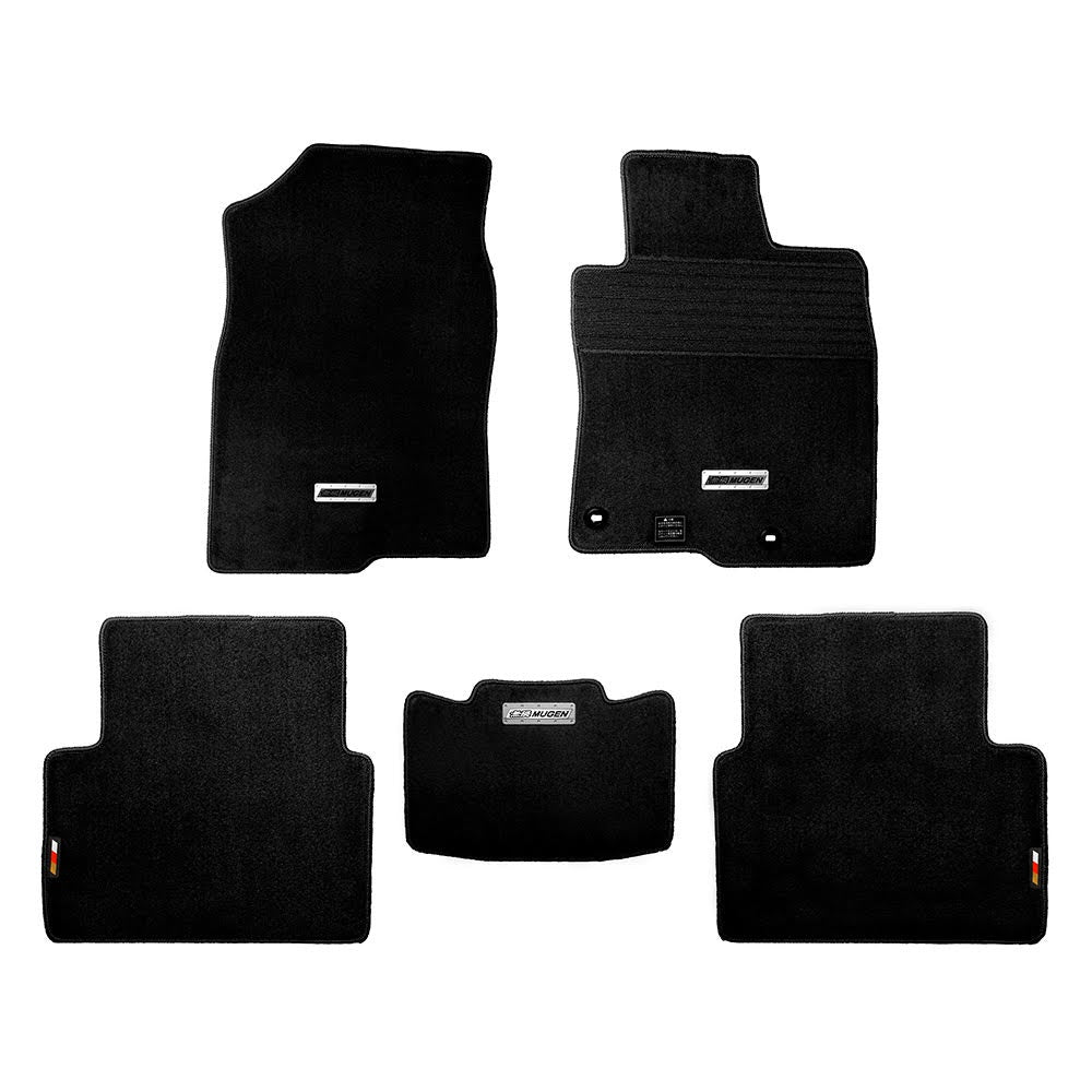 Juego de alfombrillas Mugen para Civic FK7, FK8, color negro
