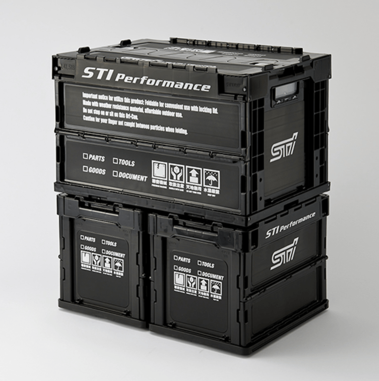 Subaru STI Performance Storage Container - Black
