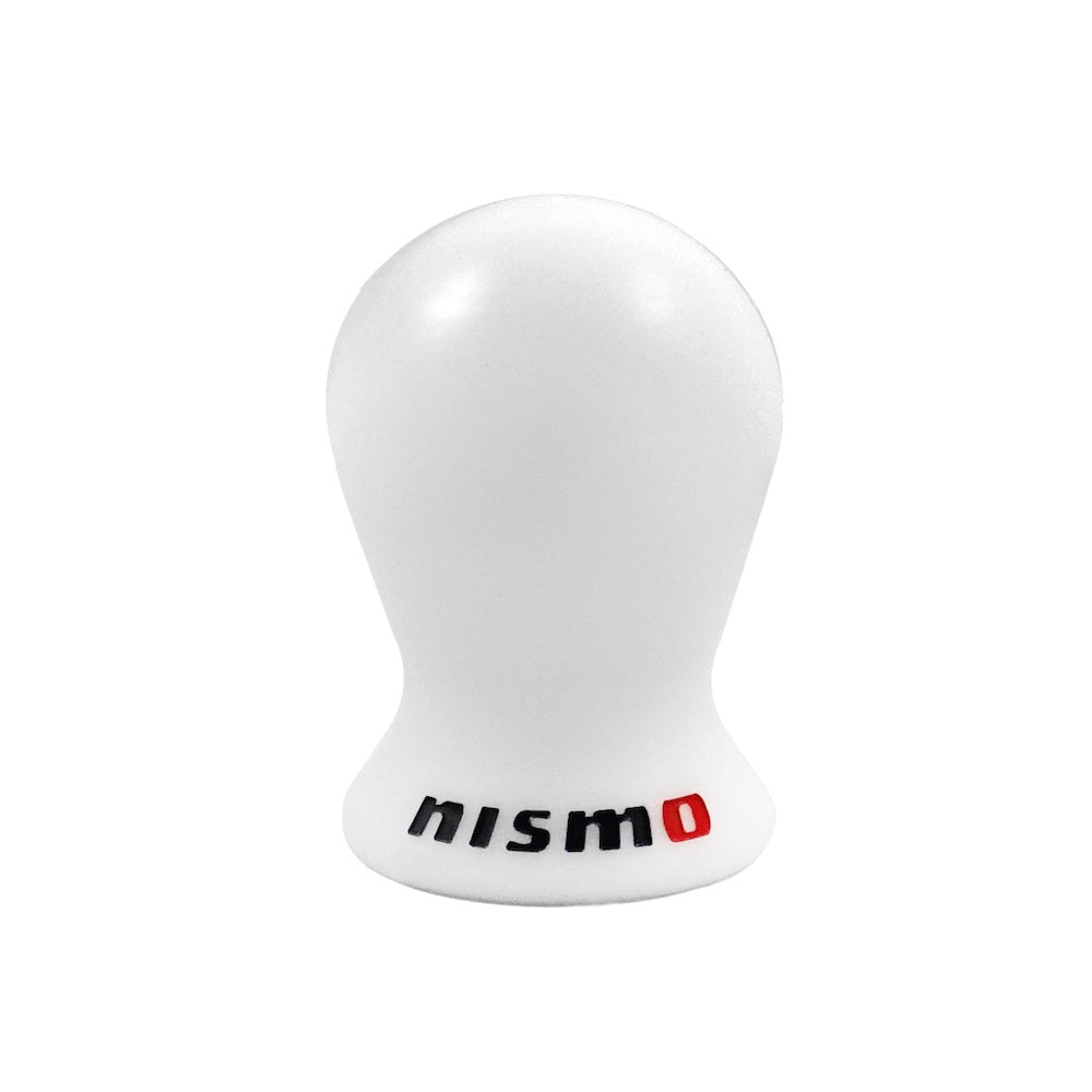 Pomo de cambio de marchas Nismo S-Tune - Caucho Duracon blanco