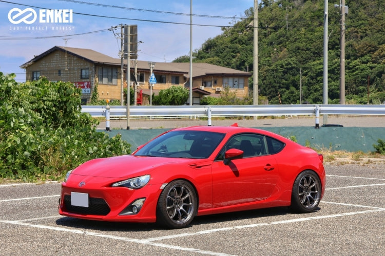 Enkei PF09 Alloy Wheel - 16x7 ET45 4x100 Dark Silver