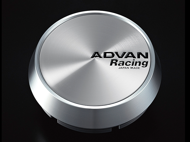 Advan Alloy Wheel Centre Cap, ϕ73, Middle Type for 114.3 / 120 PCD - Platinum Silver