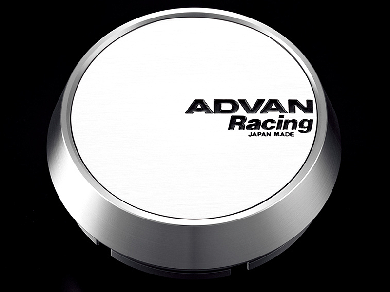 Advan Alloy Wheel Centre Cap, ϕ73, Middle Type for 114.3 / 120 PCD - White