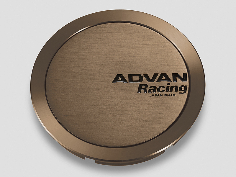 Advan Alloy Wheel Centre Cap, ϕ73, Full Flat Type for 114.3 / 120 PCD - Umber Bronze Metallic
