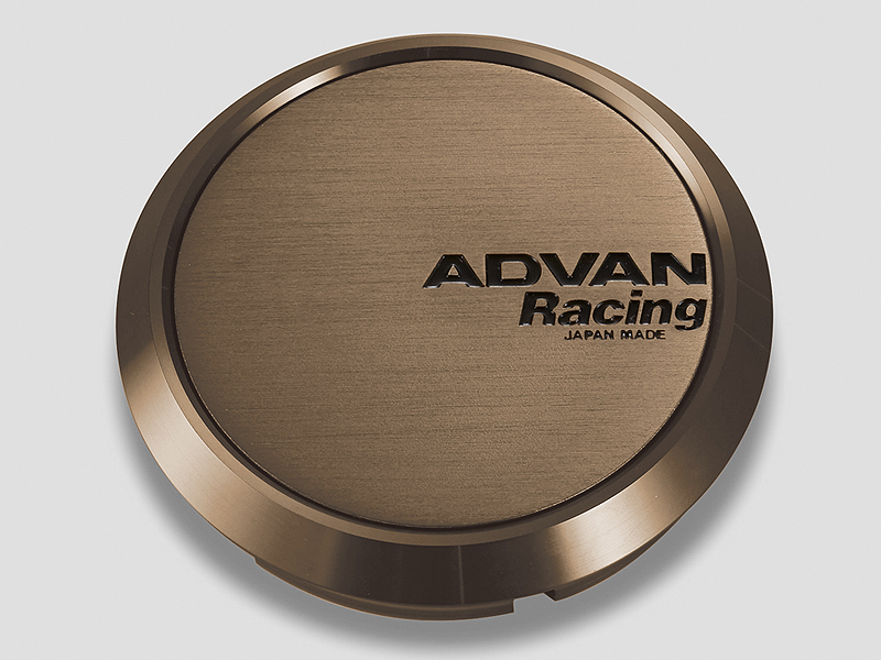 Advan Alloy Wheel Centre Cap, ϕ73, Flat Type for 114.3 / 120 PCD - Umber Bronze Metallic