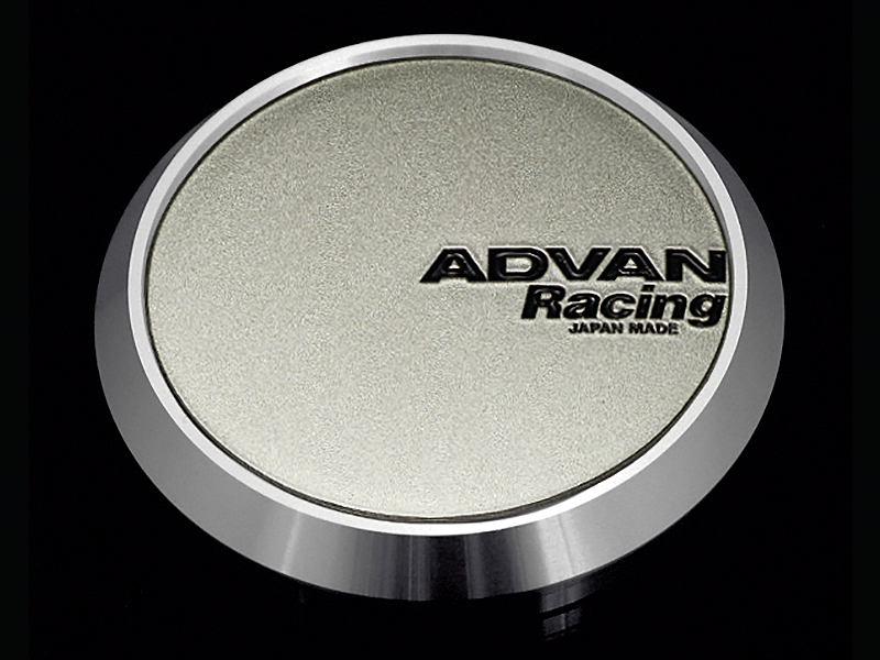 Advan Alloy Wheel Centre Cap, ϕ73, Flat Type for 114.3 / 120 PCD - Racing Sand Metallic