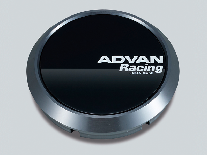 Advan Alloy Wheel Centre Cap, ϕ73, Flat Type for 114.3 / 120 PCD - Gloss Black
